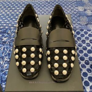 Alexander Wang Flat Loafer - Sam Black Suede